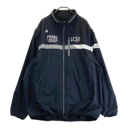 サイズ：L LE COQ GOLF ルコックゴルフ  2WAY 裏メッシュ ジップジャケット  ブラック系 [240101432881] ゴルフウェア メンズ ストスト LE COQ GOLF ルコックゴルフ 2024年モデル 2WAY 裏メッシュ