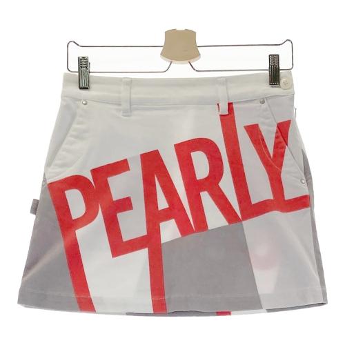 【PEARLY GATES/パーリーゲイツ】ストレッチスカート ロゴ ホワイト 055-3134410-1.jpg