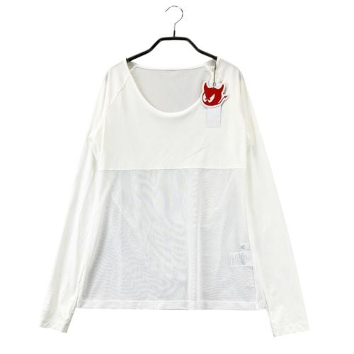 サイズ：XS WAAC ワック 072244080 2024年 長袖タートルネックTシャツ  ホワイト系 [240101344946] ゴルフウェア レディース ストスト WAAC 【新品】WAAC ワック 072244080 2024年 長袖タートルネック