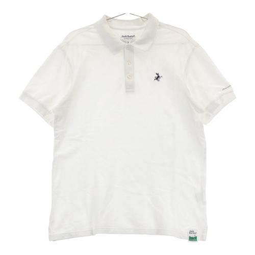 Jack Bunny! ホワイト ポロシャツ サイズ5 JACK BUNNY ジャックバニー 半袖ポロシャツ ホワイト系 サイズ