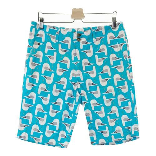 GREYSON グレイソン ハーフパンツ 総柄 ブルー系 サイズ：31