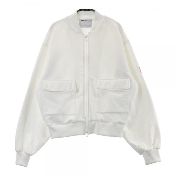 サイズ：1 NBB WEEKEND エヌビービーウィークエンド  スウェット 長袖ジャケット  ホワイト系 [240101420391] ゴルフウェア レディース ストスト NBB WEEKEND エヌビービーウィークエンド スウェット 長袖