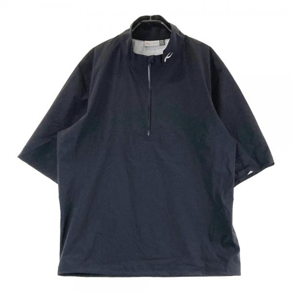 サイズ：46/XS KJUS チュース  ハーフジップ 長袖トレーナー  ネイビー系 [240101439516] ゴルフウェア メンズ ストスト サイズ：46/XS KJUS チュース ハーフジップ 長袖トレーナー