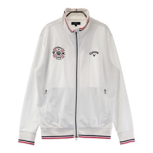 Callaway キャロウェイ ジップパーカーブルゾン 白×レッド