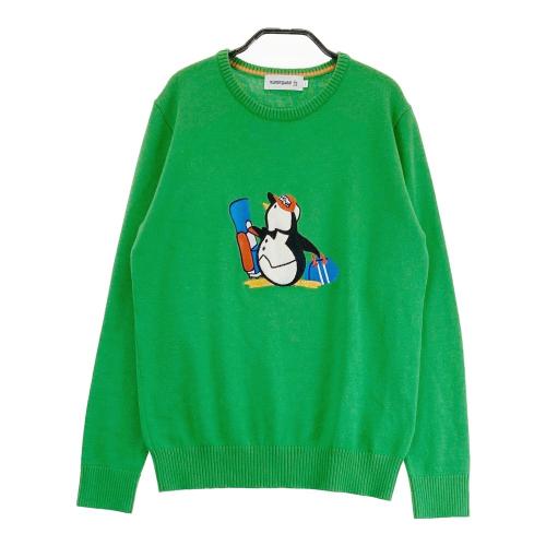 サイズ：L MUNSING WEAR マンシングウェア 2023年 ニット セーター  グリーン系 [240101415679] ゴルフウェア レディース ストスト MUNSING WEAR マンシングウェア 2023年モデル ニットセーター