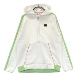 （ブランドロゴ）の人気ランキング MUNSING WEAR ホワイト ハーフジップパーカー マンシングウェア ウエア