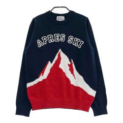 未使用❗️ジャックバニー ニットセーター 1/M 長袖 ネイビー ゴルフ Jack Bunny!! ジャックバニー セーター ネイビー×白 イカリ