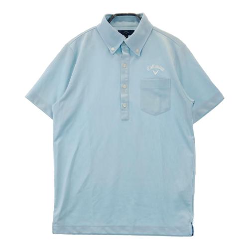 CALLAWAY キャロウェイ 半袖ポロシャツ ボタンダウン ストライプ柄