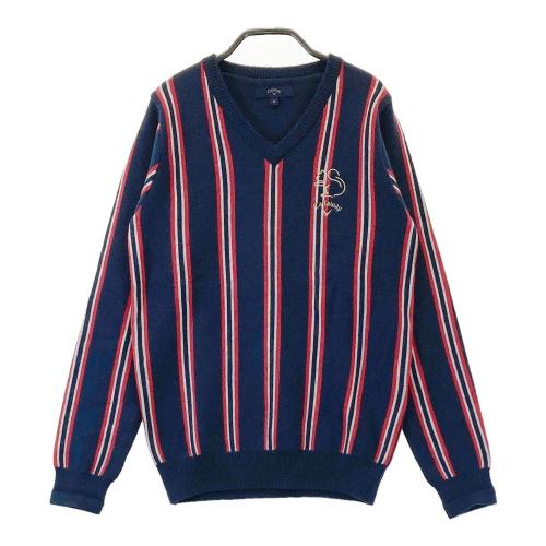 Callaway(キャロウェイ)上品ケーブルニット CALLAWAY キャロウェイ ウール混 ケーブルニット セーター ネイビー系