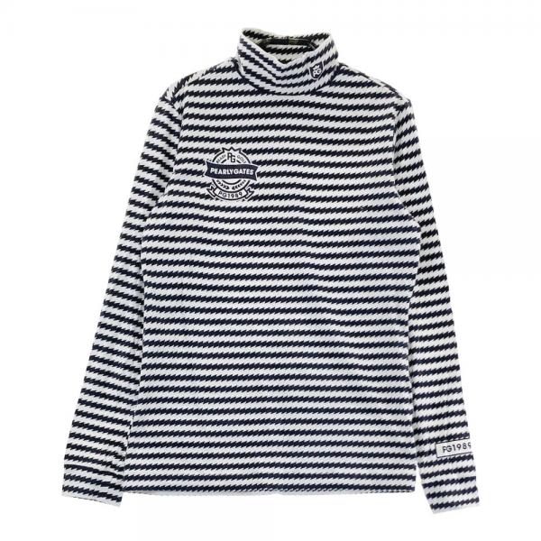 サイズ：0 PEARLY GATES パーリーゲイツ ハイネック 半袖Tシャツ