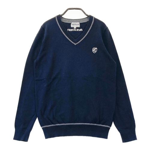 JACK BUNNY ジャックバニー ニットセーター ロゴ刺繍 ピンク系 サイズ