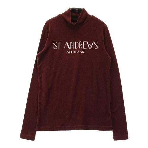 ST ANDREWS セントアンドリュース ケーブルニット セーター 赤 未使用 ST ANDREWS セントアンドリュース 長袖ニットセーター レッド系 サイズ