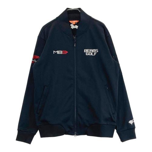 BEAMS GOLF ビームスゴルフ 裏起毛フード付ハーフジップブルゾン
