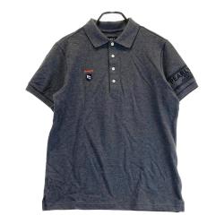 サイズ：6 PEARLY GATES パーリーゲイツ  半袖ポロシャツ  グレー系 [240101422326] ゴルフウェア メンズ ストスト PEARLY GATES パーリーゲイツ 半袖ポロシャツ グレー系 サイズ