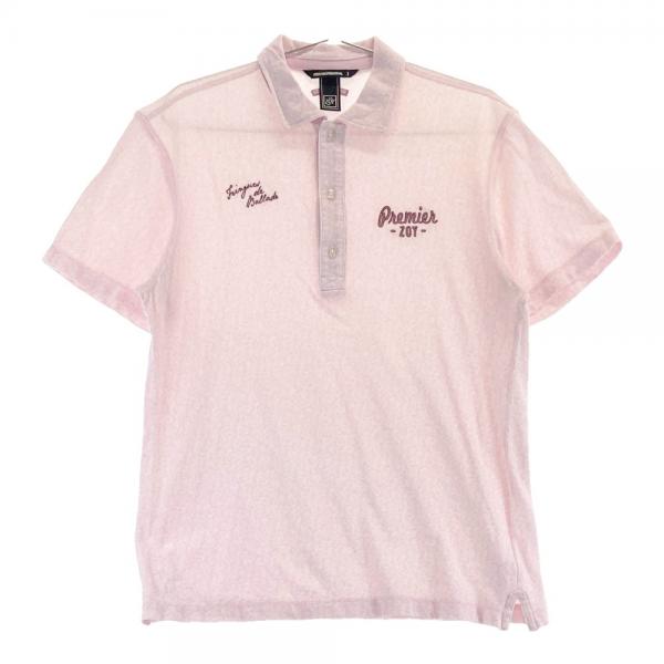 ZOY - coco 中古 ゾーイ ZOY メンズ 半袖ポロシャツ 2(L) ピンク