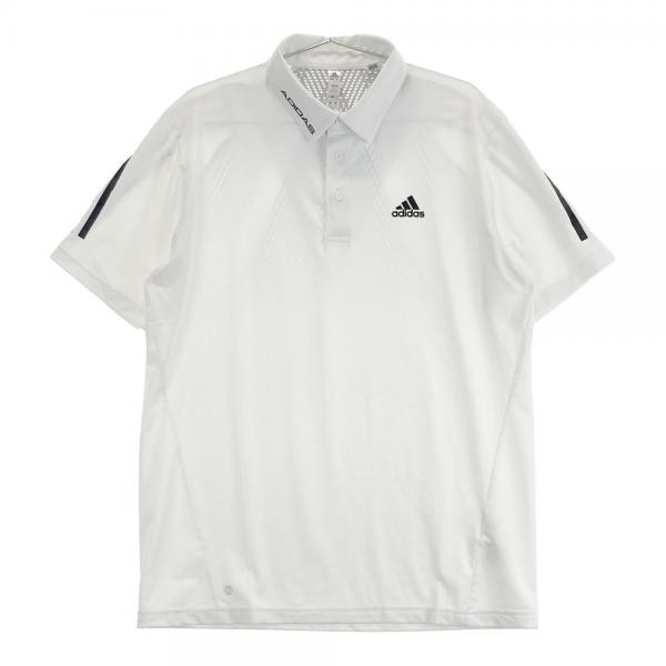 【adidas GOLF/アディダス】軽量 シンプル半袖ポロシャツ・2XL・白 adidas - 【adidas GOLF/アディダス】軽量 シンプル半袖