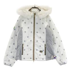 良品★VIVA HEARTビバハート★ツイードセットアップゴルフウエア白ホワイト 良品☆VIVA HEARTビバハート☆ツイードセットアップゴルフウ工ア