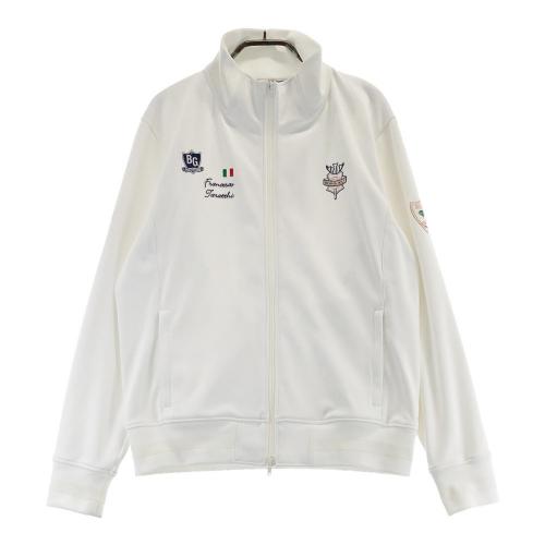 サイズ：M BEAMS GOLF ビームスゴルフ  スウェット ジップジャケット  ホワイト系 [240101424014] ゴルフウェア メンズ ストスト BEAMS GOLF ビームスゴルフ スウェット ジップジャケット