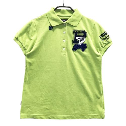 PEARLY GATES パーリーゲイツ 半袖ポロシャツ ワッペン グリーン