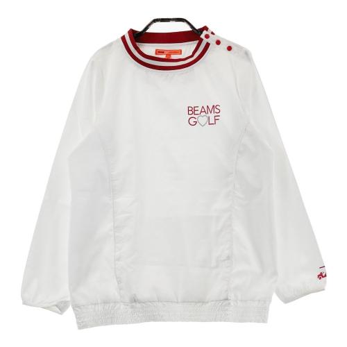 サイズ：L BEAMS GOLF ビームスゴルフ  裏メッシュ ジャケット ボタニカル柄 ホワイト系 [240101442884] ゴルフウェア レディース ストスト BEAMS GOLF ビームスゴルフ 裏メッシュ ジャケット ボタニカル柄