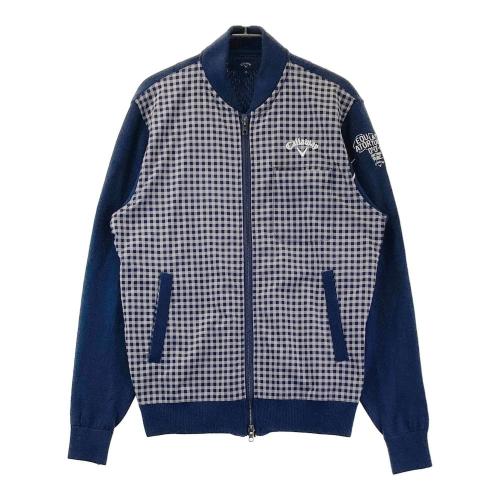 Callaway ネイビー/ブラック ジャケット Callaway キャロウェイゴルフ Golf 裏起毛 スターストレッチ