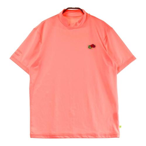 サイズ：50 VIVA HEART ビバハート  ハイネック 半袖Tシャツ  レッド系 [240101485019] ゴルフウェア メンズ ストスト サイズ：50 VIVA HEART ビバハート ハイネック 半袖Tシャツ