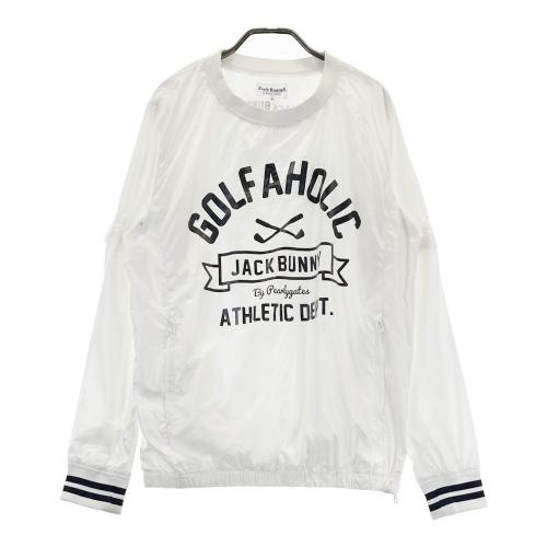 サイズ：5 JACK BUNNY ジャックバニー  2WAY 裏メッシュ ブルゾン  ホワイト系 [240101348503] ゴルフウェア メンズ ストスト JACK BUNNY ジャックバニー 2WAY 裏メッシュ ブルゾン ホワイト