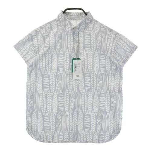 サイズ：S TRAVIS MATHEW トラビスマシュー  半袖ポロシャツ 総柄 グレー系 [240101424057] ゴルフウェア レディース ストスト TRAVIS MATHEW トラビスマシュー 半袖ポロシャツ 総柄 グレー系