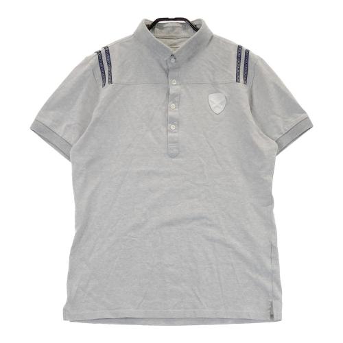 サイズ：LL ST ANDREWS セントアンドリュース  半袖ポロシャツ  グレー系 [240101445448] ゴルフウェア メンズ ストスト ST ANDREWS セントアンドリュース 半袖ポロシャツ グレー系