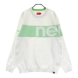 サイズ：6 NEW BALANCE GOLF ニューバランス 2023年モデル 長袖ニットセーター  ホワイト系 [240101425651] ゴルフウェア メンズ ストスト New Balance Golf ニューバランスゴルフ メンズ ニット 長袖