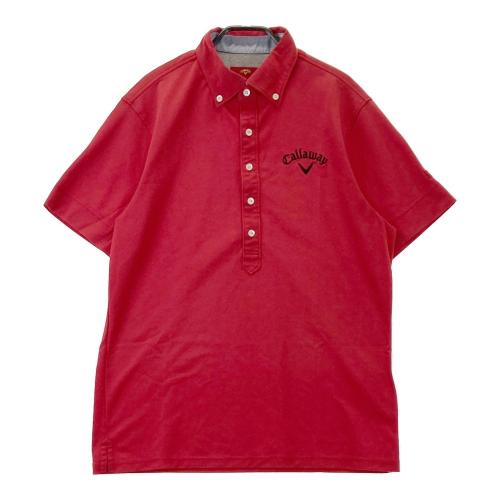 【未使用】ゴルフポロシャツ　CALLAWAY REDLABEL 楽天市場】CALLAWAY キャロウェイ 半袖ポロシャツ レッド系 L