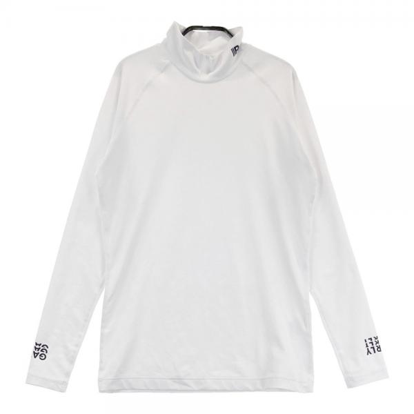 送料無料 日本 GATES PEARLY パーリーゲイツ ホワイト系 長袖ハイネックTシャツ パーリーゲイツ
