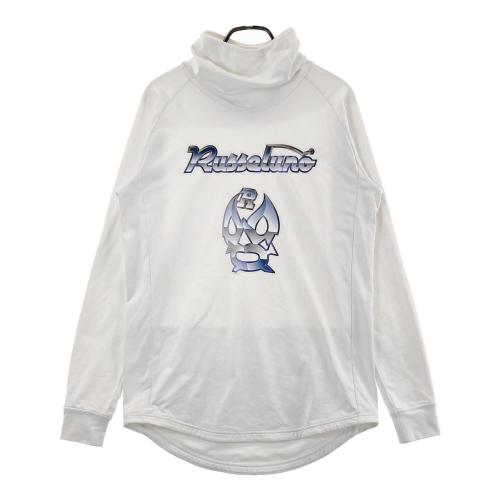 サイズ：4 RUSSELUNO ラッセルノ RS-82150 ハイネック長袖Tシャツ  ホワイト系 [240101424797] ゴルフウェア メンズ ストスト RUSSELUNO ラッセルノ RS-82150 ハイネック長袖Tシャツ ホワイト