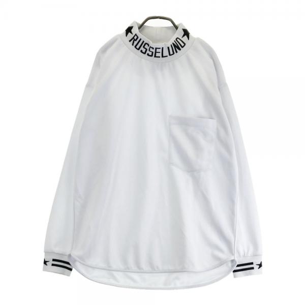 RUSSELUNO ラッセルノ RS-82150 ハイネック長袖Tシャツ ホワイト RUSSELUNO ラッセルノ RS-82150 ハイネック長袖Tシャツ ホワイト