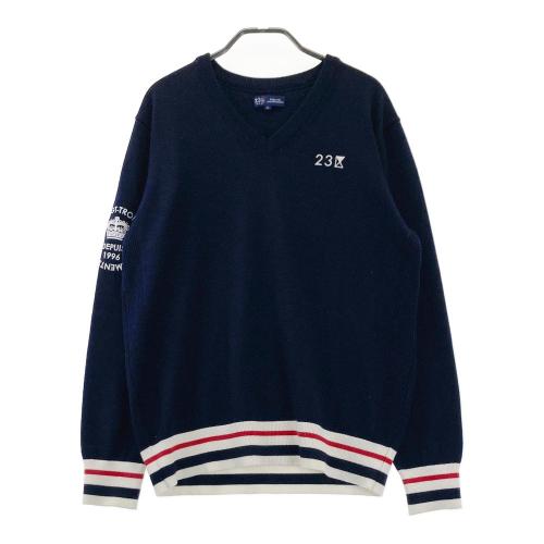 23区GOLF ニジュウサンクゴルフ Vネック ニットセーター