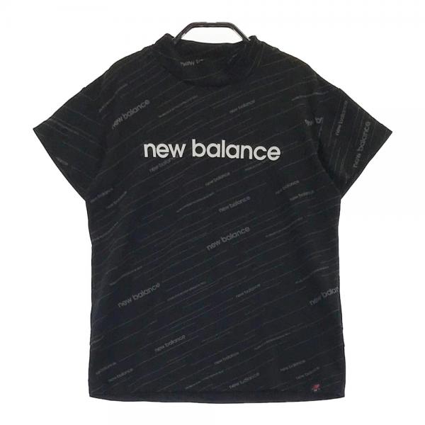 NEW BALANCE GOLF ニューバランス モックネック半袖Tシャツ ロゴ