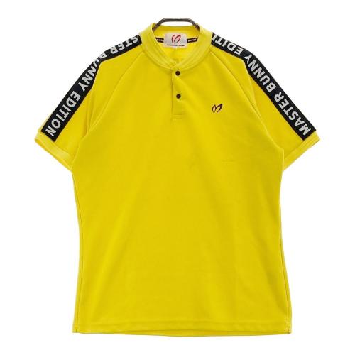 サイズ：5 MASTER BUNNY EDITION マスターバニーエディション  モックネック 半袖Tシャツ  イエロー系 [240101441398] ゴルフウェア メンズ ストスト MASTER BUNNY EDITION マスターバニーエディション モックネック
