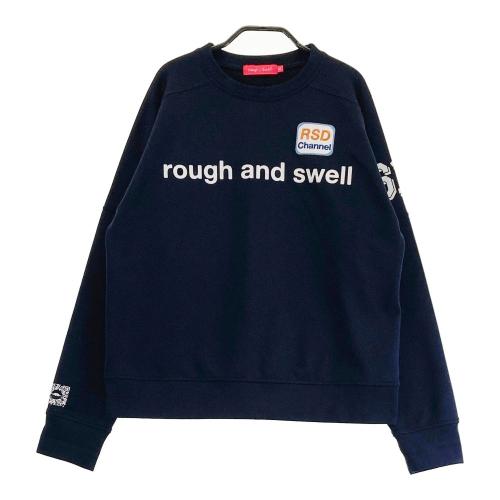 口コミ サイト 商品 ROUGH&SWELL プリント 裏起毛長袖スウェット ラフアンドスウェル ウエア