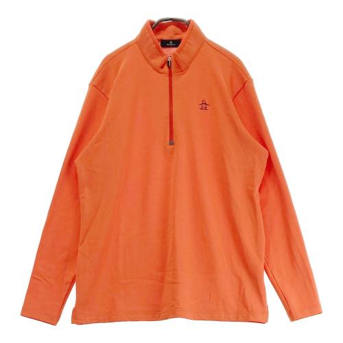 Munsingwear 公式 マンシングウェア 裏起毛 ハーフジップ長袖