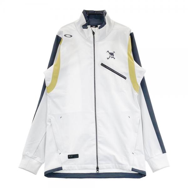 【特価】オークリー スカル ゴルフ ナイロンジャケット 撥水 ホワイト オークリー（OAKLEY）（メンズ）ゴルフウェア アウター 撥水