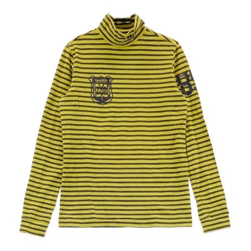 サイズ：1 PEARLY GATES パーリーゲイツ 2025年モデル ハイネック 長袖Tシャツ  イエロー系 [240101436432] ゴルフウェア レディース ストスト PEARLY GATES パーリーゲイツ 2025年モデル ハイネック 長袖T