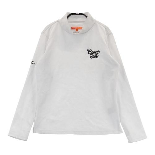 サイズ：L BEAMS GOLF ビームスゴルフ  タートルネック 長袖Tシャツ  ホワイト系 [240101417127] ゴルフウェア レディース ストスト BEAMS GOLF ビームスゴルフ タートルネック 長袖Tシャツ