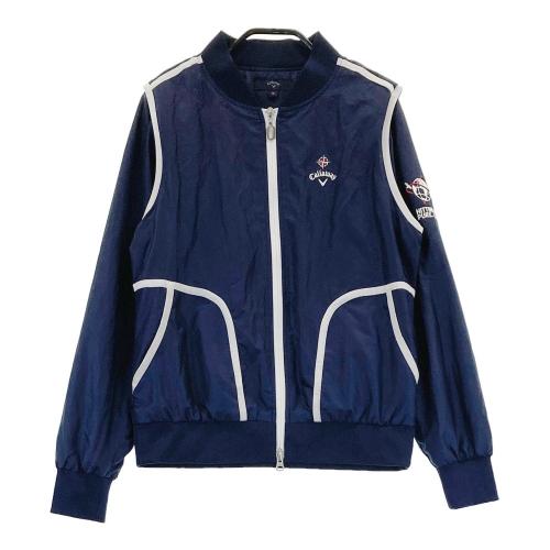 パーリーゲイツ　2way　ハーフジップ　ジャケット　ナイロン　ネイビー　サイズ4 PEARLY GATES パーリーゲイツ 2WAY ハーフジップ ジャケット ネイビー