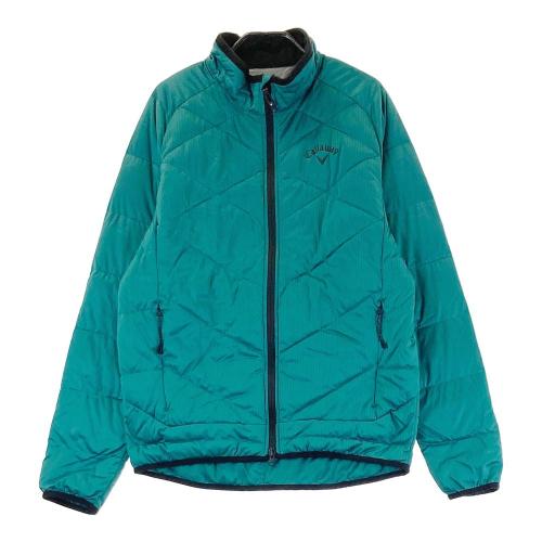 サイズ：L LE COQ GOLF ルコックゴルフ  中綿ライナー付き ジャケット 総柄 レッド系 [240101399048] ゴルフウェア メンズ ストスト LE COQ GOLF ルコックゴルフ 中綿ライナー付き ジャケット 総柄