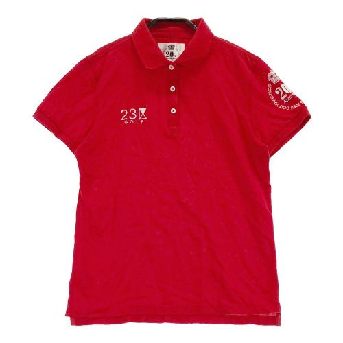 サイズ：L 23区GOLF ニジュウサンクゴルフ  半袖ポロシャツ  ピンク系 [240101442907] ゴルフウェア メンズ ストスト 新品】23区GOLF ニジュウサンクゴルフ 半袖ポロシャツ ピンク系