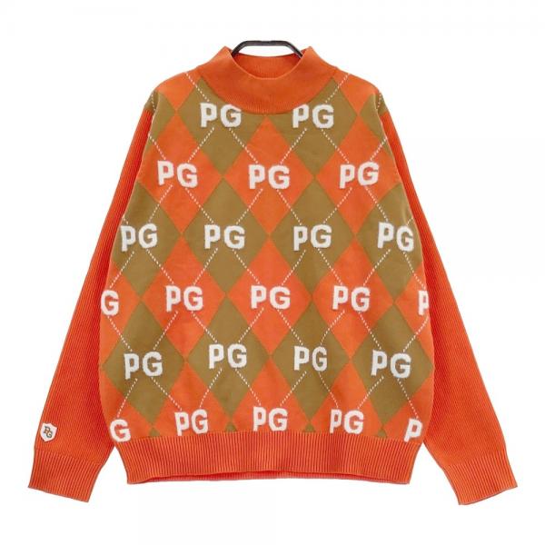 PEARLY GATES パーリーゲイツ ; 長袖ニットセーター PG