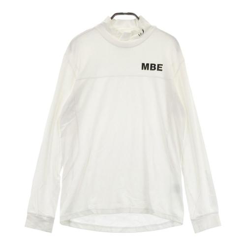MASTER BUNNY EDITION 長袖　モックネック　ホワイト 新品 マスターバニー 長袖モックネック シンプルロゴ ホワイト