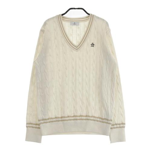 MUNSING WEAR マンシングウェア ウール混 Vネック ニット