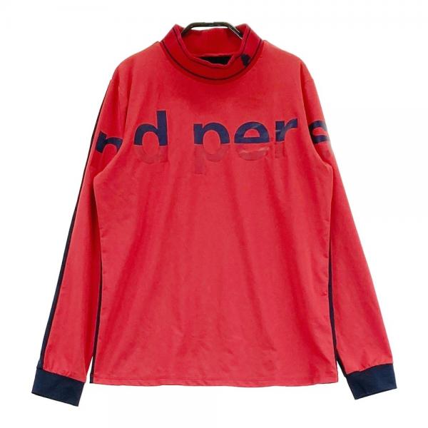 驚きの価格が実現！ アンパスィ SE PER AND ハイネック長袖Tシャツ サイズ レッド系 メンズウェア