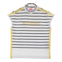 【希少！！】 ARCHIVIO アルチビオ ハイネック ノースリーブTシャツ ボーダー ウエア